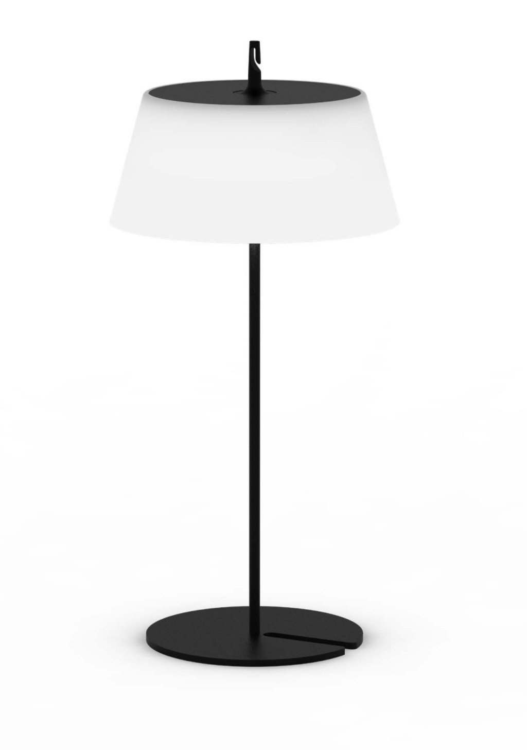 Lampada LED da tavolo Maxi a batteria, nero